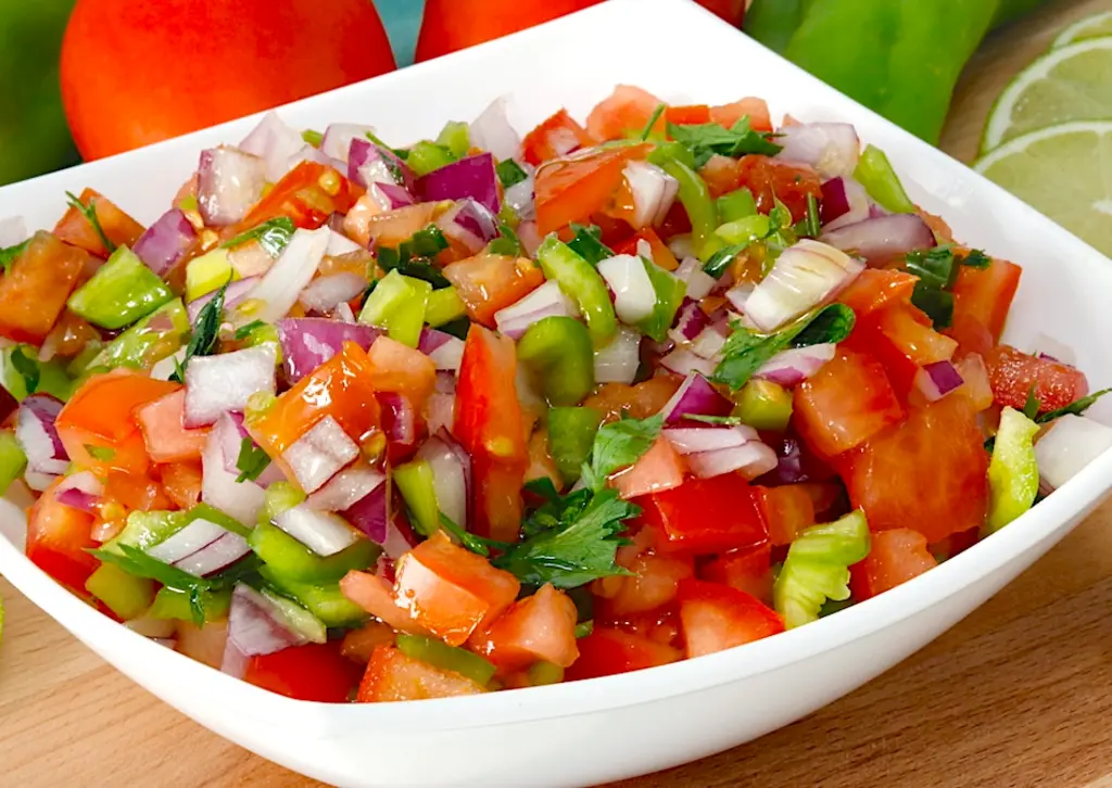 fresh tomato and onion relish