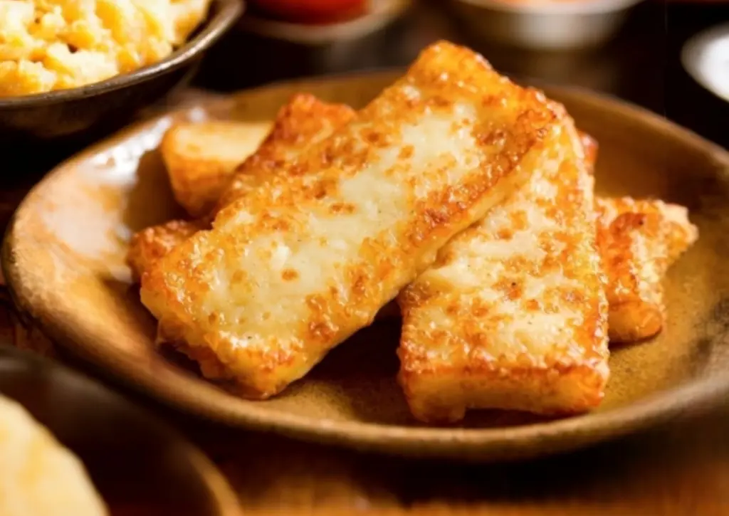 fried white cheese