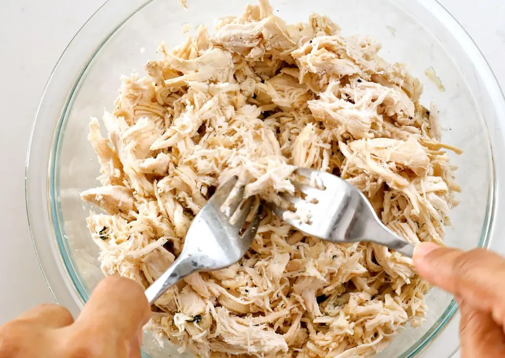 shredded chicken